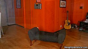 I find my fantasy with Stephani Moretti, licking and fucking on the floor with her piercings.