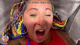 In this public interracial scene, the European babe squirts all over her neighbor's big black cock during intense orgasm.