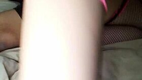 Watch my gf sucking in pink lingerie?