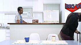 mulher viajou, chamei amigo para show em casa com victoria dias, tony tigrao, big bambu e amaya takayo 😈