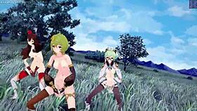 hey, pick me in this mmd ioi anime hentai with collei amber sucrose?