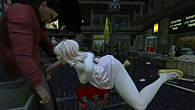 M35 participates in a public outdoor game