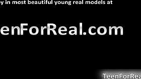 Cute Face Busty Brunette Honey Jerks Big Tits