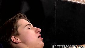 Horny twinks dive into sloppy blowjobs and intense anal pounding