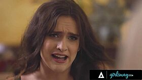 Girlsway: 'Why is this milf staring at her stepdaughter's big ass?'