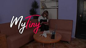 mirelle seduces tutor in stockings