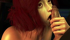 Projekt Passion Sexy Red Head Licks Balls And Gives Deep Throat Blowjob To Big Cock Gaming