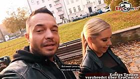 I’m thrilled with risky public sex with German blonde teen 18+ slut