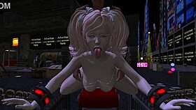 M35 participates in a public outdoor game