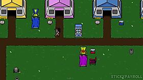 fucking the final boss in hentai game