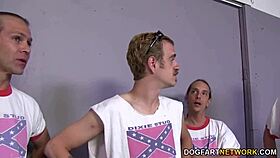 gangbang and dp with tatiyana foxx, ebony blowbang interracial bukkake