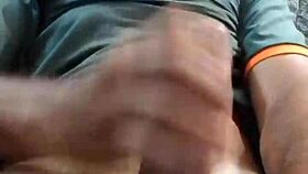 mature guy masturbates during massage