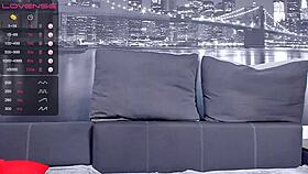 hot sexy milf plays with big tits and ass using toys