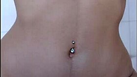 Hot stepsister with small tits gets drilled by massive cock in homemade clip