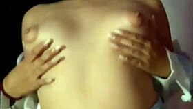 Look at me stripping and touching my pussy for that handsome guy!