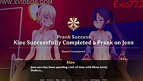 This is a compilation of Jean from Genshin Impact in hentai