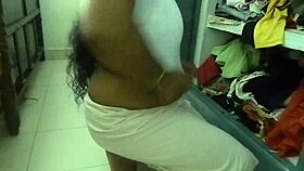 Aparna models petticoat and panties for amateurs