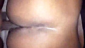 i see this ebony babe cheating for big dick creampie outdoors.