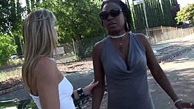 Amanda pleases a lucky man in a private show and he loves the blonde who pulled the wheel defense