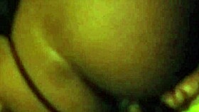 Ebony couple enjoys slow back stroking in hotel quickie