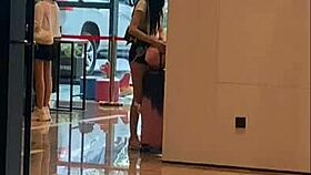 Intense hotel encounter with asian woman leading to unprotected creampie