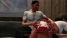 Jack and Emma get spanked in paradise