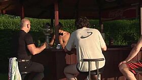 Birthday Party Features Milf and Toy Boy Outdoors
