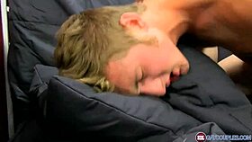 Imagine this hot stud finally fucking his blonde boyfriend's tight ass after so long!