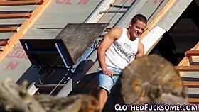 Classy Euro Ho Gets Face Covered in Jizz