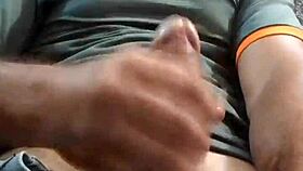 mature guy masturbates during massage