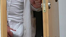 doctor spying then fucking blonde in shower reality