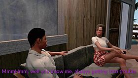 Jack and Emma get spanked in paradise