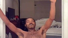 Thigh calf bar workout in dorm