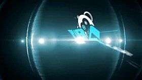 Elsa learns from busty tutor Holly.