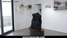 Ella Cruz shoves cock deep in throat then gets fucked in pussy