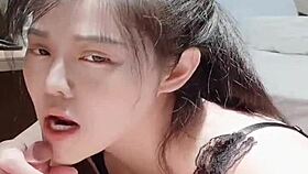 extreme deepthroat with saliva strings and tears