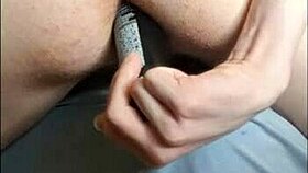 that boy slut got his ass fucked with a shampoo bottle! so provocative!