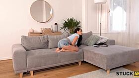 hey, watch nelly kent get stuck and drilled hard