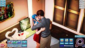 blue haired beauty fucked silly with wild energy 😜