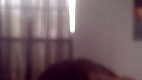 she's getting fucked with a creampie