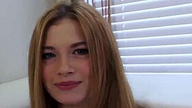 an old man indulges in teen 18+ play with a strapon-obsessed redhead babe