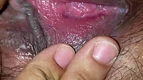 check out this fat latina's hairy pussy in lesbian sex tape