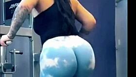 Gym baddies in tight leggings caught on hidden cam. Vol 2 shows blonde teasing with big ass.