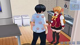 3d Girl Experiences First Time Evolution