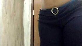 Asian woman masturbates then got her ass fucked