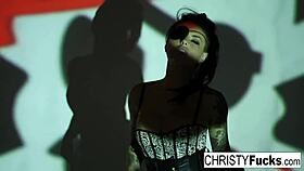 sexy christy mack feels her ass and pussy