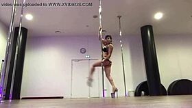 Doris arnold dances erotically and rips her clothes in a solo striptease