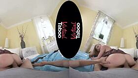 i'm doin' homework with blonde, but we end up fuckin' her ass