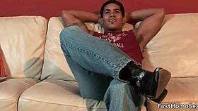 why does this hot gay dude get naked and masturbate before the hardcore sex?