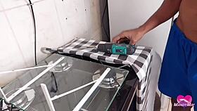 Mandy Upside Down in an Intimate Session